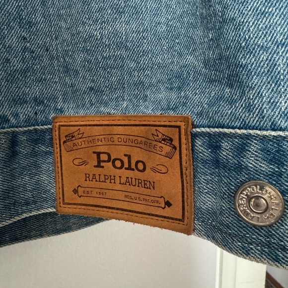 Vintage Ralph Lauren Denim jacket/Cord collar - Picture 5 of 7